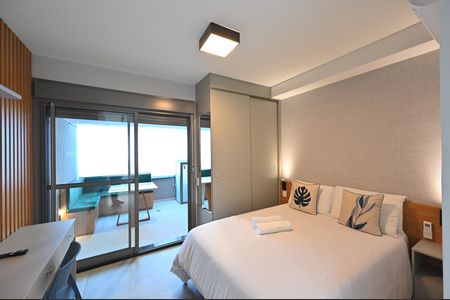 Sala/Quarto de kitnet/studio para alugar com 1 quarto, 32m² em Vila Clementino, São Paulo
