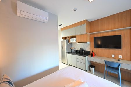 Studio à venda com 32m², 1 quarto e sem vagaSala/Quarto