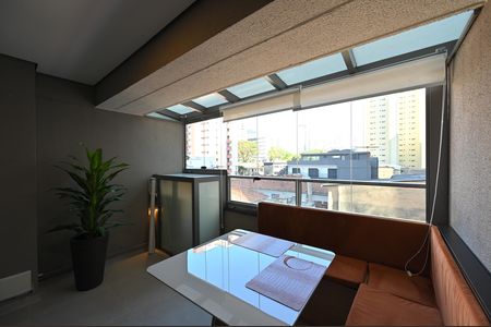 Varanda de kitnet/studio para alugar com 1 quarto, 32m² em Vila Clementino, São Paulo