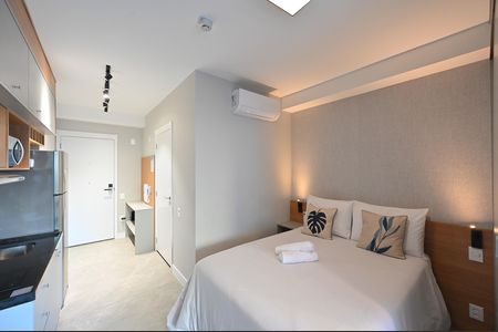 Sala/Quarto de kitnet/studio para alugar com 1 quarto, 32m² em Vila Clementino, São Paulo