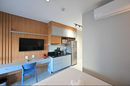 Studio para alugar com 32m², 1 quarto e sem vagaSala/Quarto