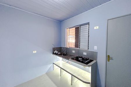 Cozinha de casa para alugar com 1 quarto, 32m² em Chácara Seis de Outubro, São Paulo