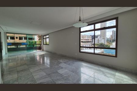 Sala de apartamento para alugar com 4 quartos, 163m² em Sion, Belo Horizonte