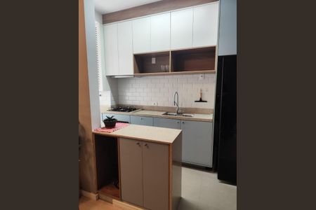 Cozinha de apartamento para alugar com 2 quartos, 55m² em Santo Amaro, São Paulo