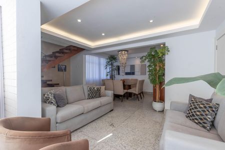 Sala de apartamento à venda com 4 quartos, 290m² em Sion, Belo Horizonte