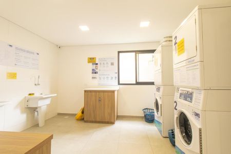Studio para alugar com 19m², 1 quarto e sem vaga Studio para alugar com 19m², 1 quarto e sem vagaLavanderia