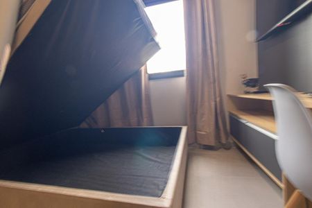 Studio para alugar com 19m², 1 quarto e sem vaga Studio para alugar com 19m², 1 quarto e sem vagaCama de Casal Bau
