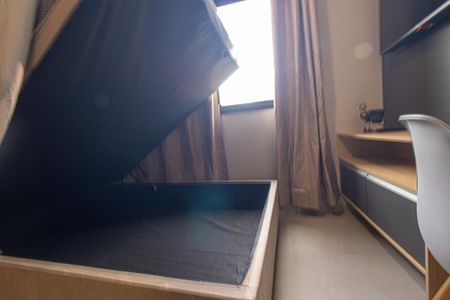 Studio para alugar com 19m², 1 quarto e sem vaga Studio para alugar com 19m², 1 quarto e sem vagaCama de Casal Bau