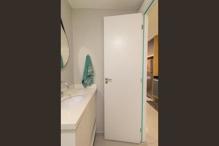 Studio para alugar com 19m², 1 quarto e sem vaga Studio para alugar com 19m², 1 quarto e sem vagaBanheiro Social