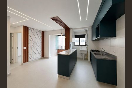 Sala/Cozinha de apartamento para alugar com 2 quartos, 55m² em Centro, Osasco
