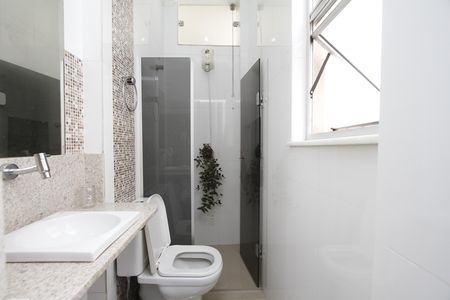 Banheiro da Suíte de apartamento à venda com 3 quartos, 95m² em Gutierrez, Belo Horizonte