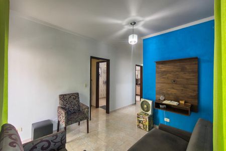 sala de apartamento para alugar com 1 quarto, 57m² em Aviação, Praia Grande