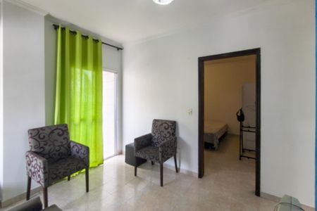 sala de apartamento para alugar com 1 quarto, 57m² em Aviação, Praia Grande