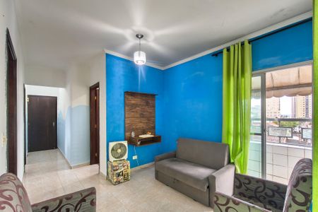 sala de apartamento para alugar com 1 quarto, 57m² em Aviação, Praia Grande