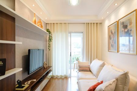 Sala de apartamento à venda com 2 quartos, 71m² em Barcelona, São Caetano do Sul
