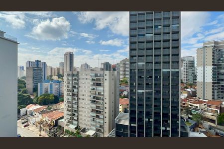 Vista da Varanda de apartamento à venda com 1 quarto, 47m² em Vila Anglo Brasileira, São Paulo