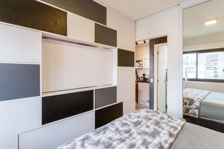 Quarto de apartamento à venda com 1 quarto, 33m² em Chácara Itaim, São Paulo
