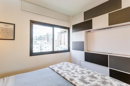 Quarto de apartamento à venda com 1 quarto, 33m² em Chácara Itaim, São Paulo