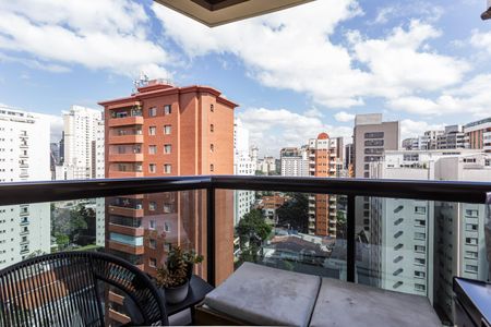 Varanda de apartamento à venda com 1 quarto, 33m² em Chácara Itaim, São Paulo