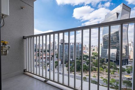 Studio - Varanda de kitnet/studio para alugar com 1 quarto, 27m² em Pinheiros, São Paulo