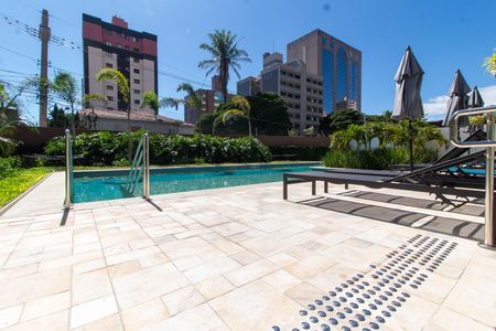 Apartamento para alugar com 36m², 1 quarto e 1 vaga Apartamento para alugar com 36m², 1 quarto e 1 vagaÁREA COMUM - PISCINA