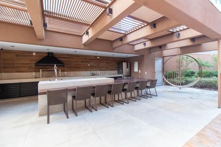 Apartamento para alugar com 36m², 1 quarto e 1 vaga Apartamento para alugar com 36m², 1 quarto e 1 vagaÁREA COMUM - CHURRASQUEIRA
