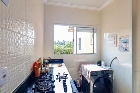 Cozinha de apartamento para alugar com 2 quartos, 49m² em Parque Residencial Sabiás, Indaiatuba