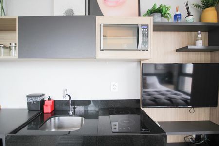 Studio para alugar com 29m², 1 quarto e 1 vaga Studio para alugar com 29m², 1 quarto e 1 vagaCozinha