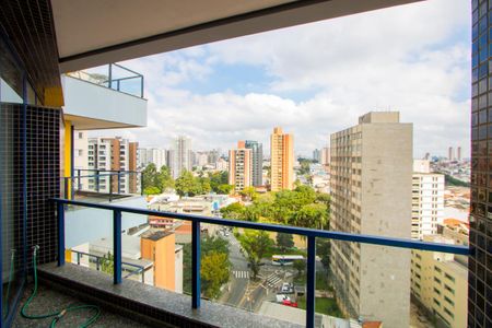 Varanda da sala de apartamento à venda com 4 quartos, 260m² em Vila Bastos, Santo André