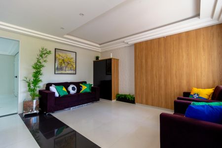 Apartamento à venda com 76m², 3 quartos e 1 vaga Apartamento à venda com 76m², 3 quartos e 1 vagaHall social