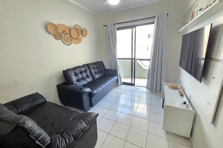 Sala de apartamento para alugar com 1 quarto, 60m² em Vila Tupi, Praia Grande