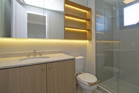 Apartamento para alugar com 58m², 2 quartos e 1 vagaBanheiro  da Suíte 