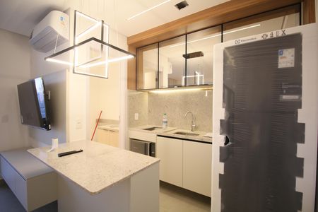 Studio para alugar com 29m², 1 quarto e sem vagaCozinha da Kitnet