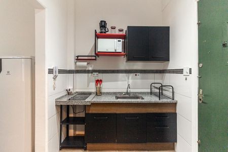 Studio para alugar com 33m², 1 quarto e sem vaga Studio para alugar com 33m², 1 quarto e sem vagaCozinha