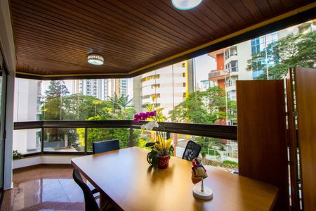 Varanda da sala de estar de apartamento à venda com 4 quartos, 312m² em Jardim, Santo André