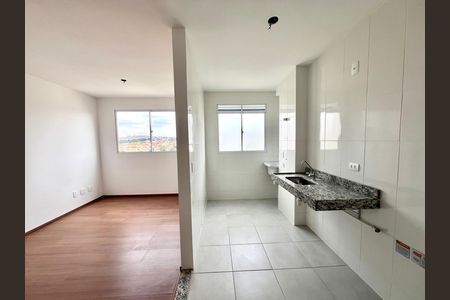 Cozinha de apartamento para alugar com 2 quartos, 47m² em Tijuca, Belo Horizonte