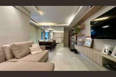 Sala  de apartamento à venda com 3 quartos, 105m² em Funcionários, Belo Horizonte