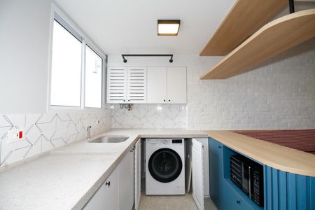 Apartamento para alugar com 87m², 2 quartos e 1 vaga Apartamento para alugar com 87m², 2 quartos e 1 vagaAmbientes Integrados (Sala de Estar, Jantar e Cozinha)