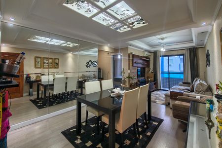 sala de apartamento para alugar com 2 quartos, 130m² em Vila Assuncao, Praia Grande
