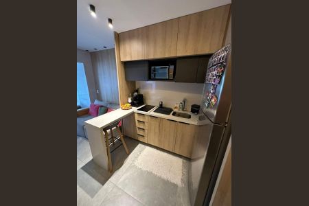 Cozinha de kitnet/studio para alugar com 1 quarto, 31m² em Butantã, São Paulo