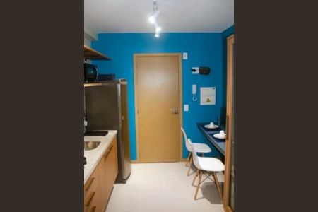 Cozinha de apartamento para alugar com 1 quarto, 22m² em Ondina, Salvador