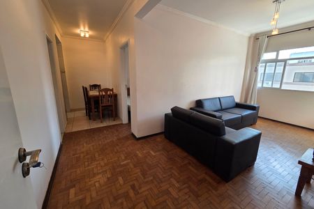 Sala de apartamento para alugar com 1 quarto, 60m² em Boqueirão, Praia Grande