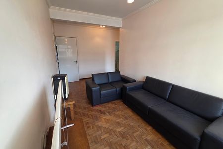 Sala de apartamento para alugar com 1 quarto, 60m² em Boqueirão, Praia Grande