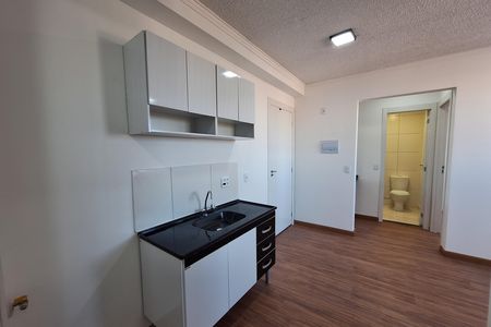 Cozinha de apartamento à venda com 2 quartos, 35m² em Santa Maria, Santo André