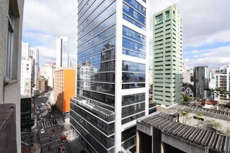 Vista da Sala de apartamento para alugar com 1 quarto, 43m² em Mercês, Curitiba