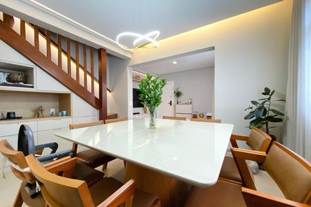 Sala de Jantar de apartamento à venda com 3 quartos, 112m² em Funcionários, Belo Horizonte