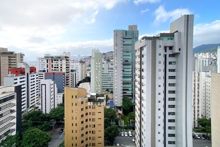 Vista da Sala de apartamento à venda com 3 quartos, 112m² em Funcionários, Belo Horizonte
