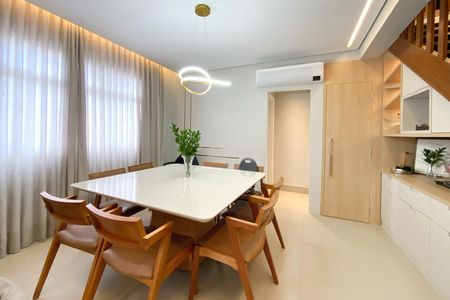 Sala de Jantar de apartamento à venda com 3 quartos, 112m² em Funcionários, Belo Horizonte