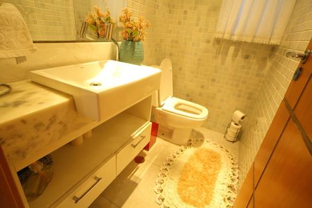 Casa para alugar com 249m², 4 quartos e 4 vagasLavabo da Sala 