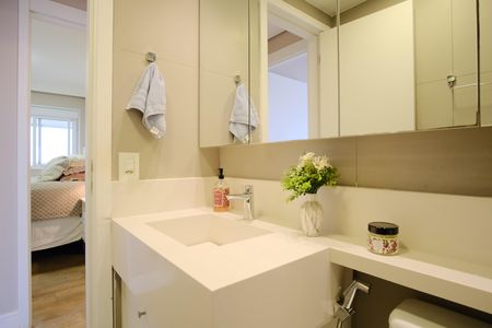 Apartamento à venda com 102m², 3 quartos e 2 vagasBanheiro Social